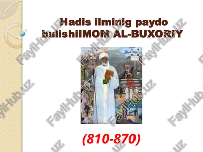 imomal-buxoriy — PPTX