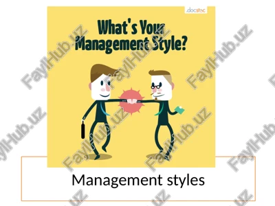 management styles — PPTX