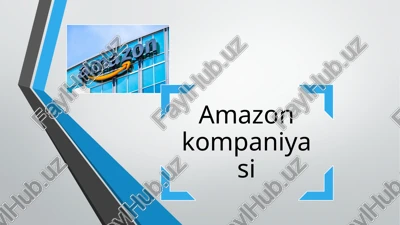 amazon kompaniyasi tarixi — PPTX