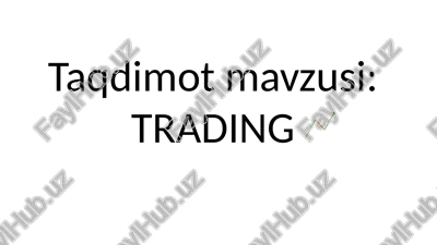 trading — PPTX