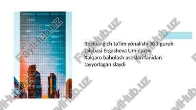 talis xalqaro baholash dasturi — PPTX