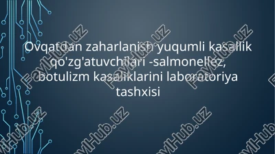 salmonella kasalligi — PPTX
