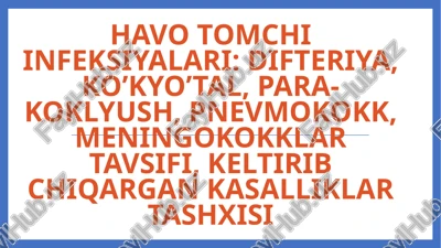 havotomchiinfeksiyalari — PPTX