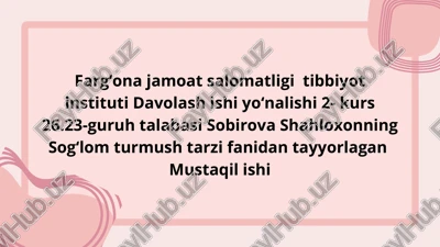 shaxsiy gigiyena — PPTX