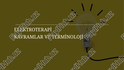 elektroterapi̇ — PPTX