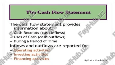 cash inflows and outflows — PPTX