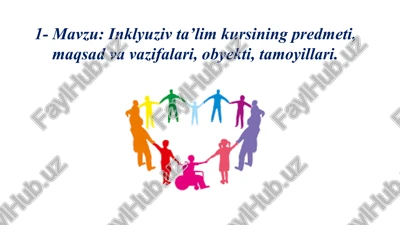 inklyuziv ta’lim kursi — PPTX