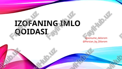 izofaningimloqoidasi — PPTX