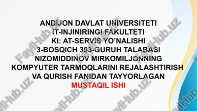 bulut texnologiyalari tarixi — PPTX