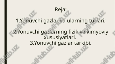 tabiiygazlar vaularning turlari — PPTX