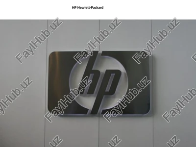 hp hewlett-packard — PPTX