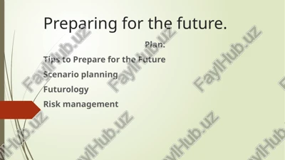 tips to prepare for the future — PPTX