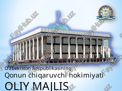 qonunchilik faoliyati — PPTX
