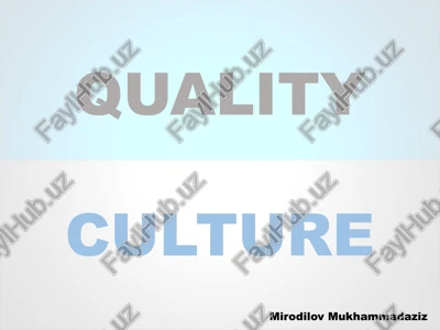 quality culture — PPTX