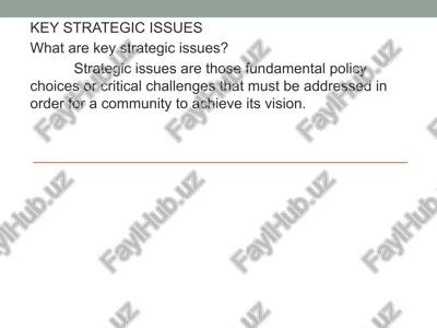 key strategic issues — PPTX