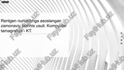 rentgen nurlarining yaratilishi — PPTX