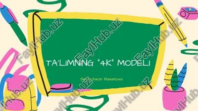 4k modeli — PPTX