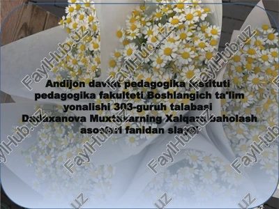 talis xalqaro baholashdasturi — PPTX
