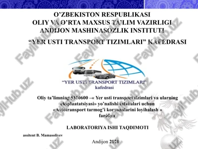 atk bo`yicha txk va j-t ishlarining yillik ishlamchiqarish dasturi — PPTX