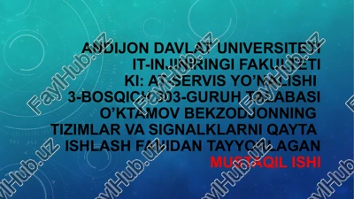 kriptografik algoritmalar va hujjat reolizatsiyasi — PPTX
