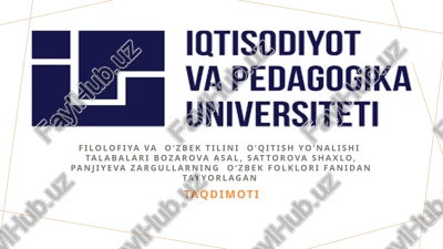 o‘zbek xalq qo‘shiqlari tarixi — PPTX