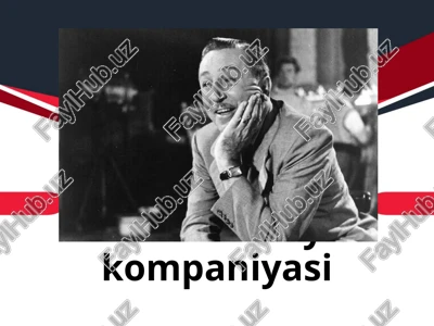 walt disneykompaniyasi — PPTX