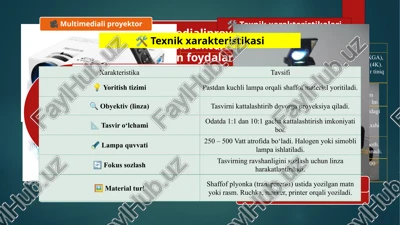 multimedialiproyektor — PPTX