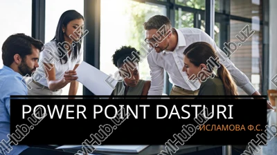 power point dasturi — PPTX