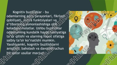 kognitiv buzilishlar — PPTX