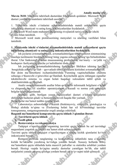 microsoft word matn muharriri dasturi — DOCX