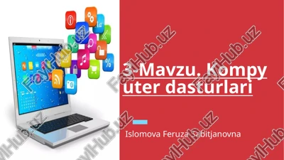 kompyuter dasturlari — PPTX