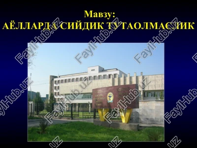 siydik tutaolmaslik — PPT