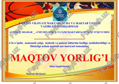 faxriy yorliq — DOCX