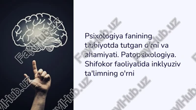 psixologiya va tibbiyot — PDF