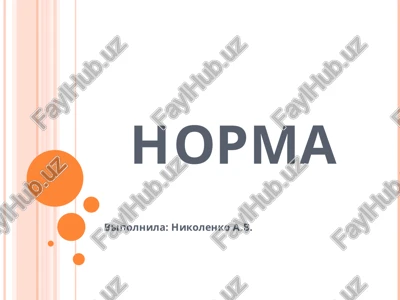 norma — PPT