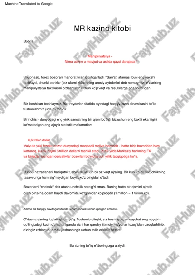 forex bozorlari mahorati — PDF