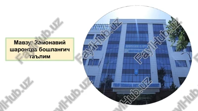 zamonaviy sharoitda boshlang'ich ta'lim — PPTX