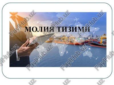 moliya tizimi — PPT