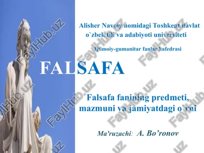 falsafa — PPT