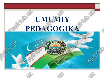 pedagogika tarixi fan sifatida — PPT