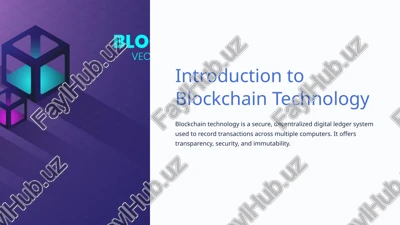 introduction to blockchain technology — PPTX