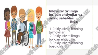 inklyuziv ta'lim — PPTX
