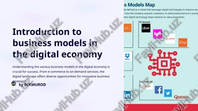 introduction to business models in the digital economy — PPTX