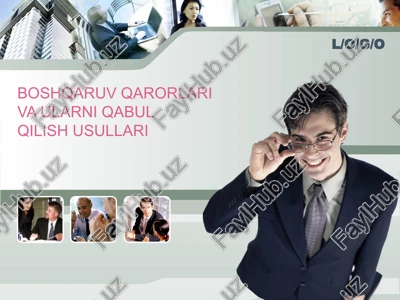 boshqaruv qarorlari — PPT