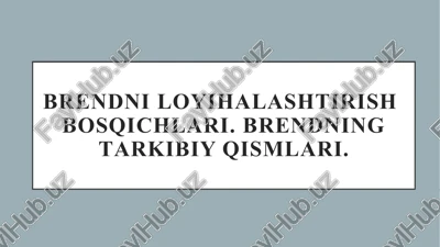 brendningaynano‘xshashligi — PPTX