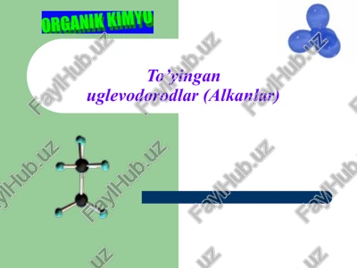 to’yinganuglevodorodlar (alkanlar) — PPT