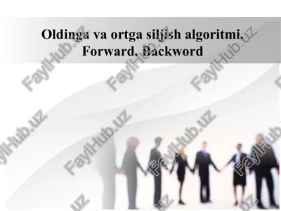 oldingavaortgasiljishalgoritmi — PPTX