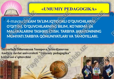 umumiypedagogika — PPTX