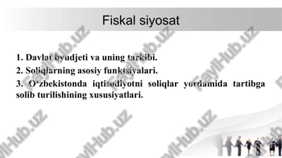 fiskal siyosat — PPTX