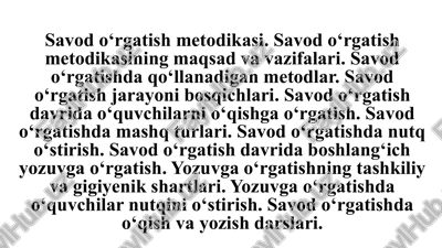 savodo‘rgatish metodikasi — PPTX